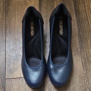 Dream Pairs Women's Blue Heels